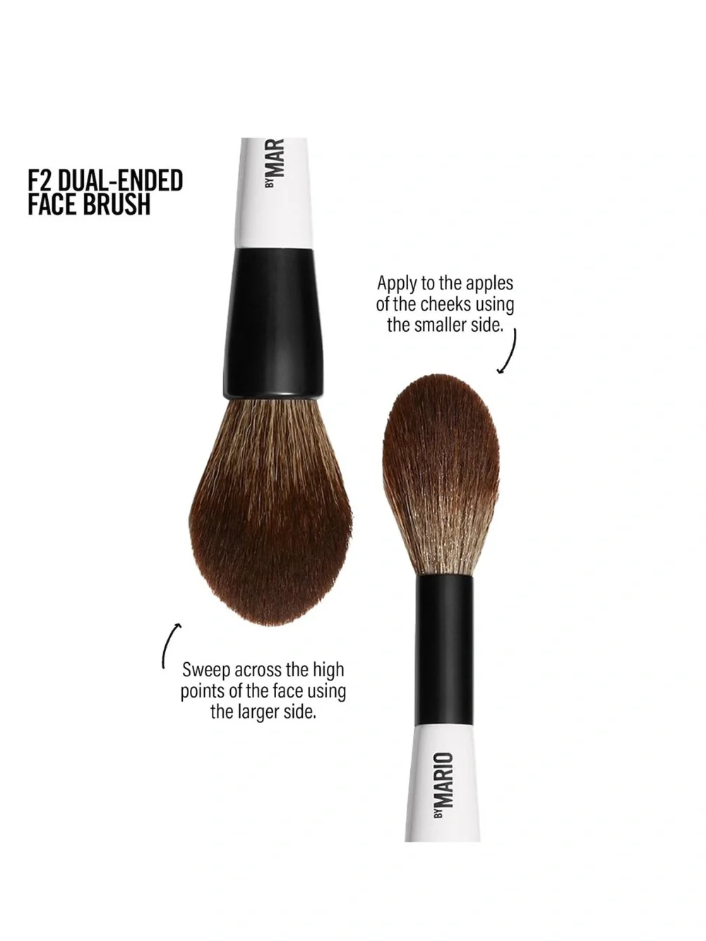Makeup by Mario F2 Double-Ended Powder Brush